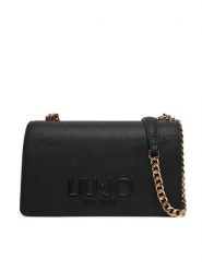 Liu Jo Torebka AA6056 ES029 Czarny. Czarne torebki wieczorowe damskie Liu Jo, bez wzorów, ze skóry, bez dodatków. Za 599.99 zł.