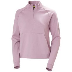 Bluza damska 1/2 zip Helly Hansen HP Tech. Fioletowe bluzy damskie Helly Hansen, bez wzorów, bez kaptura. Za 430.10 zł.