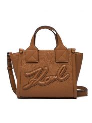 KARL LAGERFELD Torebka A3W30028 Brązowy. Brązowe torebki klasyczne damskie KARL LAGERFELD, ze skóry, bez dodatków. Za 619.99 zł.