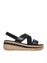 Lasocki Sandały CEO-WI16-3292-01 Czarny. Czarne sandały damskie Lasocki, bez wzorów, ze skóry, bez obcasa, na koturnie, bez zapięcia. Za 179.99 zł.