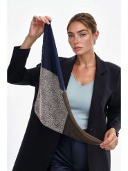 Lucky Bees Chusta w kolorze brązowo-granatowo-kremowym - 53 x 53 cm rozmiar: onesize. Brązowe chusty damskie Lucky Bees, bez wzorów, z materiału. Za 74.28 zł.