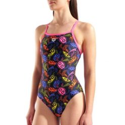 Strój kąpielowy Arena Sea Turtles Swimsuit Lightdrop Back. Czarne stroje jednoczęściowe Arena, bez wzorów. Za 249.99 zł.