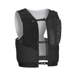 Kamizelka do biegania w terenie unisex Kiprun 900 Race 5 l na softflaski. Szare kamizelki damskie KIPRUN, l, bez wzorów, z elastanu, bez kaptura. Za 199.99 zł.