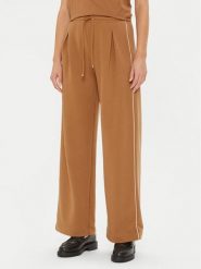 Max Mara Leisure Spodnie dresowe Curve 2426786068 Brązowy Regular Fit. Brązowe spodnie dresowe damskie Max Mara Leisure, xl, bez wzorów, z dresówki. Za 479.99 zł.