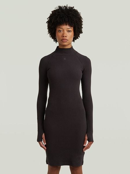 G-Star Sukienka w kolorze czarnym rozmiar: XXL. Czarne sukienki damskie G-Star, bez wzorów, retro, bez ramiączek. Za 197.17 zł.