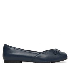 Baleriny Caprice. Niebieskie balerinki damskie Caprice, bez wzorów. Za 339.99 zł.