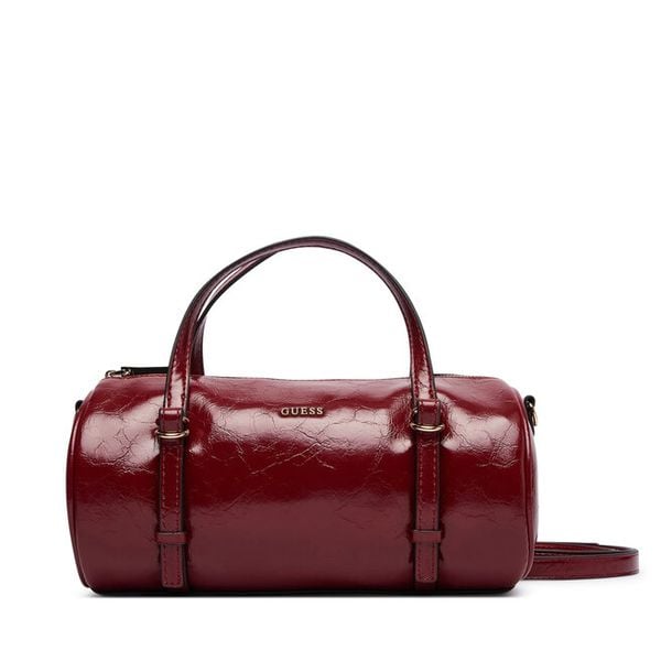 Torebka Guess. Czerwone kuferki damskie Guess, z aplikacjami, bez dodatków. Za 364.99 zł.