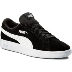 Sneakersy PUMA - Smash v2 Sd Jr 365176 01 Puma Black/Puma White. Czarne trampki dziewczęce Puma, z materiału, na sznurówki. W wyprzedaży za 159.00 zł.