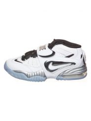 Nike Skórzane sneakersy "Air Adjust Force" w kolorze srebrno-biało-czarnym rozmiar: 41. Białe obuwie sportowe damskie Nike, za kostkę, bez zapięcia. Za 368.96 zł.