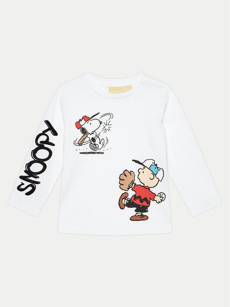 OVS Bluzka 2119380 Écru Regular Fit. T-shirty i koszulki chłopięce OVS, bez wzorów, z bawełny, bez kołnierzyka, bez ramiączek. Za 39.99 zł.