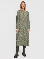 Moss Copenhagen Sukienka koszulowa Jenica 16941 Zielony Regular Fit. Zielone sukienki damskie Moss Copenhagen, bez wzorów, z wiskozy, bez ramiączek. Za 399.99 zł.