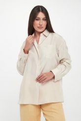 Bluzka damska jedwabna Ebbri WEEKEND MAX MARA. Bluzki damskie Weekend Max Mara, bez wzorów, z jedwabiu, bez kołnierzyka, bez ramiączek. Za 1,309.00 zł.