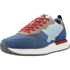 Buty SUN68 SCPZ45216 Niebieski. Niebieskie obuwie trekkingowe damskie SUN68, ze skóry, bez zapięcia. Za 334.99 zł.