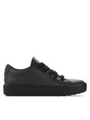 ECCO Sneakersy Soft 60 K Junior 71384301001 Czarny. Czarne buty sportowe dziewczęce ECCO, bez wzorów, ze skóry, bez zapięcia. Za 279.99 zł.