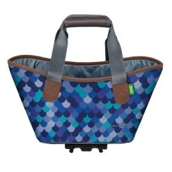 Systemowa torba na zakupy AGNETHA. Niebieskie shopper bag RACKTIME, bez wzorów, bez dodatków. Za 339.90 zł.