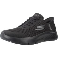 Buty SKECHERS GO WALK FLEX GRAND ENTRY Czarny. Czarne obuwie sportowe damskie Skechers, z materiału, bez zapięcia. Za 559.99 zł.