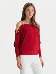 Marciano Guess Bluzka 6RGP05 6257A Czerwony Regular Fit. Czerwone bluzki damskie Marciano Guess, s, z aplikacjami, z syntetyku, bez kołnierzyka, bez ramiączek. Za 599.99 zł.