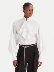 Babylon Koszula MF0302 Biały Regular Fit. Białe koszule damskie Babylon, bez wzorów, z bawełny, bez kołnierzyka, bez ramiączek. Za 1,079.00 zł.
