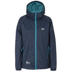 Kurtka damska Trespass Qikpac Marynarka Wojenna. Niebieskie kurtki damskie Trespass, na lato, bez wzorów, bez kaptura. Za 282.99 zł.