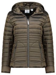 Geographical Norway Kurtka pikowana "Breezi" w kolorze khaki rozmiar: L. Brązowe kurtki damskie Geographical Norway, l, bez wzorów, bez kaptura. Za 192.45 zł.