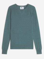 Just Cashmere Kaszmirowy sweter w kolorze zielonym rozmiar: M. Zielone swetry klasyczne damskie Just Cashmere, m, z kaszmiru, bez kołnierzyka. Za 500.99 zł.