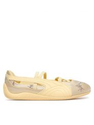 Puma Baleriny Speedcat Ballet Silky 408425 Żółty jasny. Żółte balerinki damskie Puma, bez wzorów, z materiału. Za 399.99 zł.