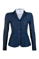 Siatkowa kurtka zawodnicza dla kobiet HKM Linda. Czarne kurtki damskie HKM, bez wzorów, z materiału, bez kaptura. Za 399.95 zł.