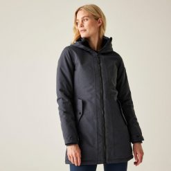 Voltera VI Regatta damska kurtka podgrzewana z membraną. Szare kurtki damskie Regatta, bez wzorów, bez kaptura. Za 674.85 zł.