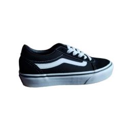 Buty na co dzień trampki Vans Vard. Czarne trampki damskie Vans, bez wzorów, ze skóry, bez zapięcia. Za 229.00 zł.
