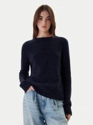 BOSS Sweter C_Fesperanasy 50548930 Granatowy Regular Fit. Niebieskie swetry klasyczne damskie Boss, m, z wełny, bez kołnierzyka. Za 679.99 zł.