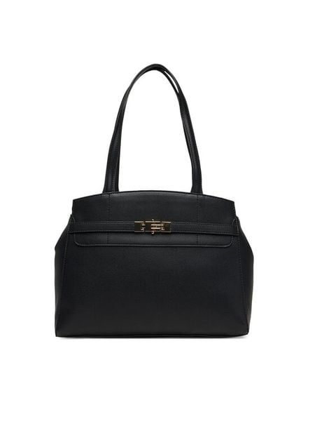 Valentino Torebka Fae Re VBS9AD01 Czarny. Czarne torebki klasyczne damskie Valentino, ze skóry, bez dodatków. Za 399.99 zł.