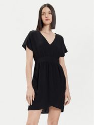 ONLY Sukienka codzienna 15317834 Czarny Tight Fit. Czarne sukienki damskie Only, bez wzorów, z wiskozy, bez ramiączek. Za 79.99 zł.