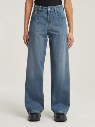 G-Star Dżinsy - Loose fit - w kolorze niebieskim rozmiar: W29/L34. Niebieskie jeansy damskie G-Star, z podwyższonym stanem. Za 247.99 zł.