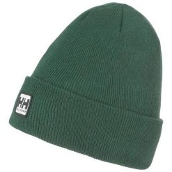 Czapka Helly Hansen Urban Cuff. Zielone czapki damskie Helly Hansen, z aplikacjami, z elastanu. Za 178.00 zł.