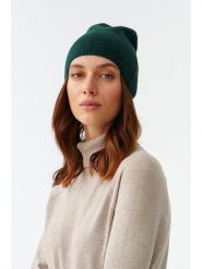TATUUM Czapka w kolorze zielonym rozmiar: onesize. Zielone czapki damskie TATUUM, bez wzorów, z materiału. Za 36.94 zł.