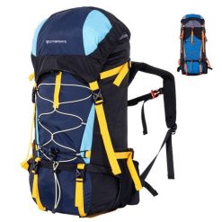Plecak turystyczny 60L – regulowany system nośny, komora na buty. Niebieskie obuwie trekkingowe damskie CITYSPORTS, bez zapięcia. Za 489.00 zł.