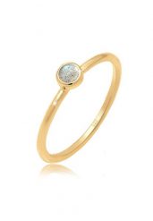 Elli Stapelring Basic Labradorit Edelstein 925er Silber Pierścionki 1 ct Damski. Szare pierścionki damskie Elli, z labradorytem, srebrne. Za 177.64 zł.