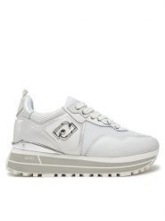 Liu Jo Sneakersy Maxi Wonder BA5013 PX602 Biały. Białe obuwie sportowe damskie Liu Jo, ze skóry, bez zapięcia. Za 419.99 zł.