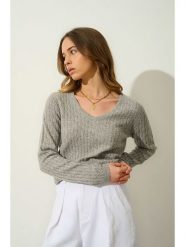 AUTHENTIC CASHMERE Kaszmirowy sweter "Grasmoor" w kolorze szarym rozmiar: XL. Szare swetry klasyczne damskie AUTHENTIC CASHMERE, xl, z kaszmiru, bez kołnierzyka. Za 391.99 zł.