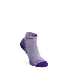 Skarpety turystyczne damskie Bridgedale Hike Lightweight Performance Ankle. Fioletowe skarpetki damskie Scarpa, bez wzorów. Za 88.19 zł.