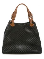 Lucca Baldi Skórzany shopper bag "Fosdinovo" w kolorze czarnym - 45 x 37 x 15 cm rozmiar: onesize. Czarne shopper bag Lucca Baldi, bez wzorów, z materiału, przez ramię, bez dodatków. Za 304.99 zł.