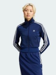 Adidas Kurtka sportowa "Firebird" w kolorze granatowym rozmiar: XXS. Niebieskie kurtki sportowe damskie Adidas, xxs, bez wzorów, bez kaptura. Za 136.13 zł.