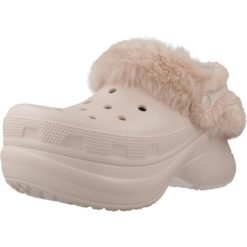 Buty CROCS BAE LINED CLOG Rose. Czerwone obuwie trekkingowe damskie Crocs, z syntetyku, bez zapięcia. Za 369.99 zł.