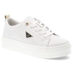 Białe Sneakersy Filippo Wygodne Obuwie Damskie. Białe obuwie sportowe damskie Filippo, na wiosnę, z jeansu, bez zapięcia. Za 209.00 zł.
