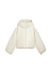 Kurtka puchowa Puma 685237 87 ivory. Białe kurtki damskie Puma, l, bez wzorów, z materiału, bez kaptura. Za 473.90 zł.