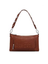 Desigual Torebka Monic 24WAYP02 Brązowy. Brązowe torebki klasyczne damskie Desigual, ze skóry, bez dodatków. Za 149.99 zł.