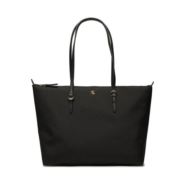 Torebka LAUREN RALPH LAUREN. Czarne shopper bag Lauren Ralph Lauren, bez dodatków. Za 459.99 zł.