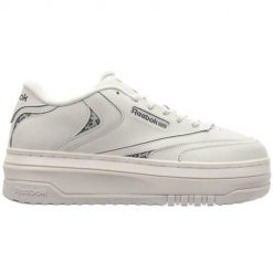 Buty do chodzenia damskie Reebok Club C Extra. Białe obuwie sportowe damskie Reebok, z materiału, bez zapięcia, trekkingowe, Reebok Club. Za 283.00 zł.