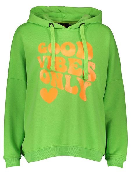 Miss goodlife Bluza w kolorze zielonym rozmiar: L. Zielone bluzy damskie miss goodlife, l, bez wzorów, z bawełny, z kapturem. Za 136.45 zł.