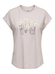 ONLY T-Shirt Jany 15372108 Różowy jasny Regular Fit. Czerwone t-shirty damskie Only, l, bez wzorów, z syntetyku, bez kołnierzyka. Za 99.99 zł.